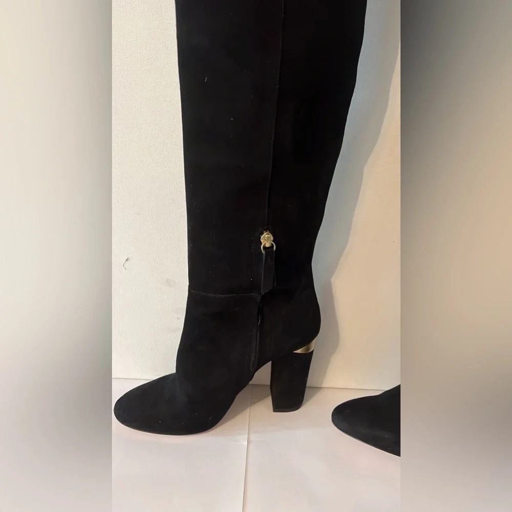 Pura Lopez Elegant Black Knee-High Women's Boots - Picture 2 of 6